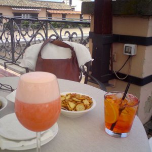 Terrasse des Hotel Minerva