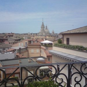 Dachterrasse des Grandhotel Minerva