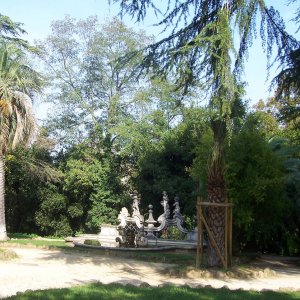 Passeggio Gennaro und Lmmchen, Villa Sciarra