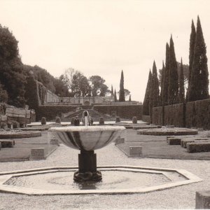 Vatikanische Gärten Castel Gandolfo Ostern 1965