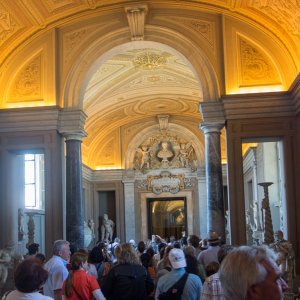 Vatikanische Museen Besucherstrom