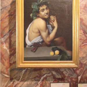 Caravaggio in der Galleria Borghese