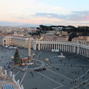 Vatikan Aussicht Loggetta des Kardinal Bibbiena