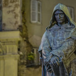 Nachttour Giordano Bruno auf Campo dei Fiori