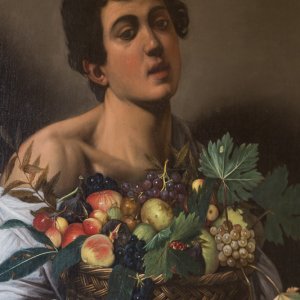 Galleria Borghese Caravaggio Jngling mit Fruchtkorb