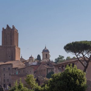 Torre delle Milize am Morgen