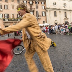 Straenknstler Clown Artist Navona