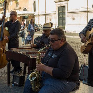 Straenmusiker Navona