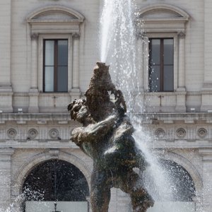 Piazza della Republica Najaden Brunnen