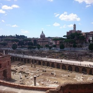 Blick von den Trajansmrkten