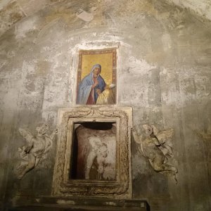 Mosaik in der Unterkirche der San Martino ai Monti