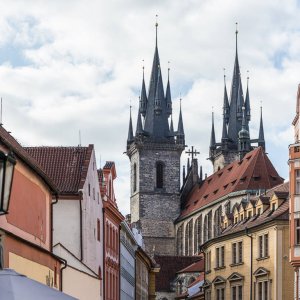 Prag2015 Blick zur Teynkirche