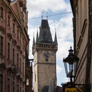 Prag2015 Blick zum Rathausturm
