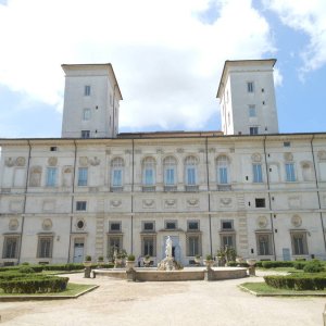 Galleria Borghese vom Gaten aus gesehen
