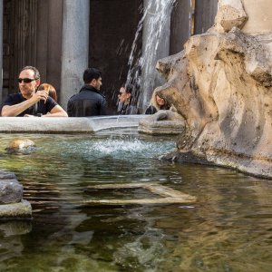 Eingewhnungsspaziergang 2016 vor dem Pantheon