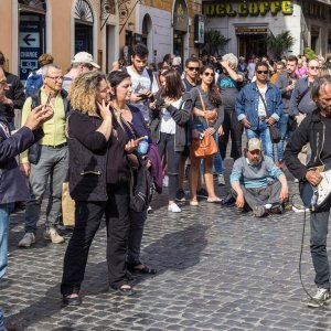 Eingewhnungsspaziergang 2016 vor dem Pantheon