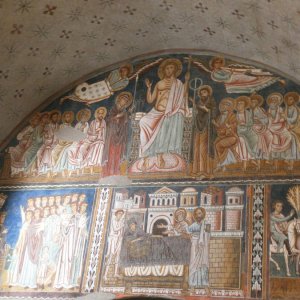 Fresken in der Silvester-Kapelle