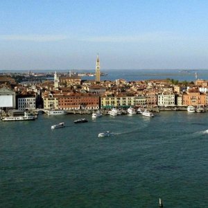 Blick vom Campanile von San Giorgio Maggiore