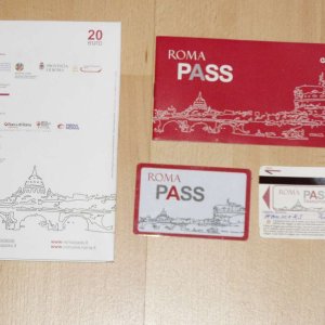 Roma Pass und Fahrkarte