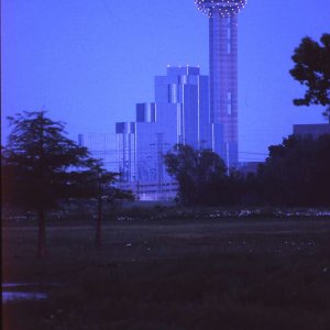 Dallas Tower Abenddaemmerung