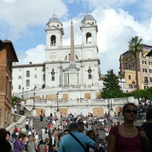 Span. Treppe mit Trinità dei Monti