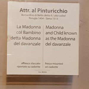 Attr. al Pinturicchio - Madonna col Bambino