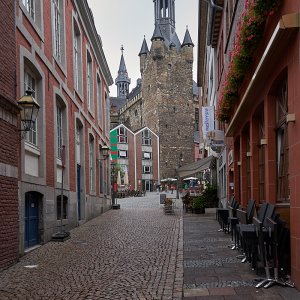 Aachen, Blick auf das Rathaus