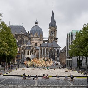 Aachen, Dom hinter Katschhof