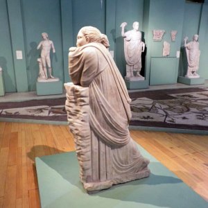 Centrale Montemartini - Statue der Polyhmnia von den Horti Spei Veteris auf dem Esquilin