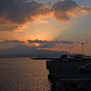 Morgens im Hafen von Pythagorio
