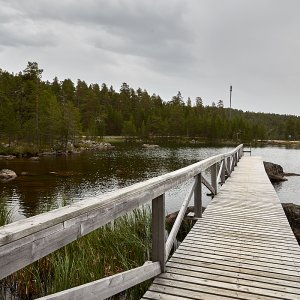 Rastplatz Karhunpesäkivi Nordfinnland