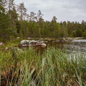 Rastplatz Karhunpesäkivi Nordfinnland