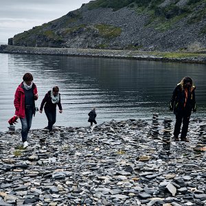 Steinmännchen Nähe Nordkap