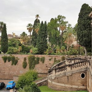 Angelicum - Blick zur Villa Aldobrandini