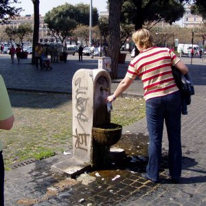 Trinkwasserbrunnen am Termini