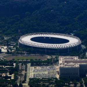 Landeanflug: Stadio Olimpico