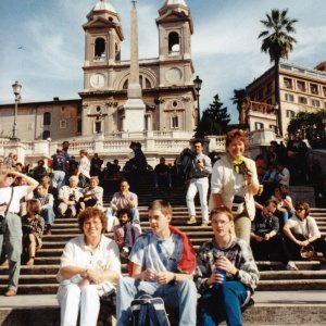 Rom Spanische Treppe Okt.1997