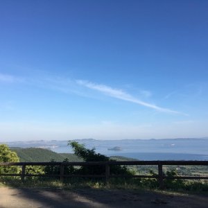 Lago di Bolsena von oben