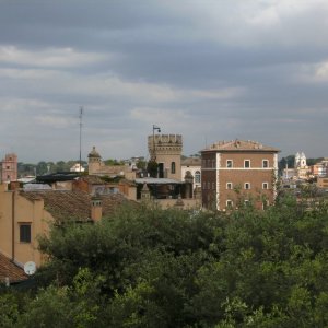 Aussicht mit S. Trinità dei Monti