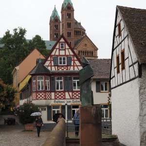 Speyer Altstadt mit Blick zum Dom