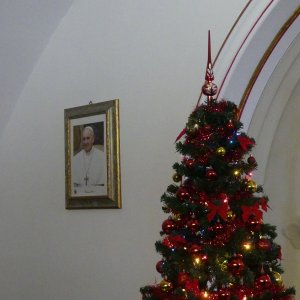 Santa Maria Maggiore Museo weihnachtlich.JPG