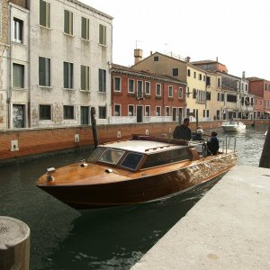 Wassertaxi an San Trovaso