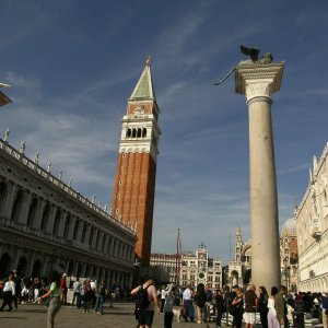 Säule an der Piazzetta San Marco