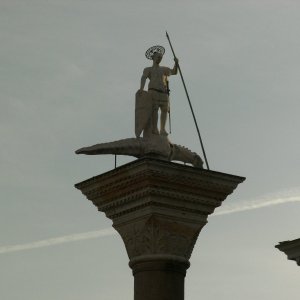 Säule an der Piazzetta San Marco