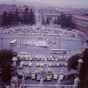 Piazza del Popolo Herbst 1979