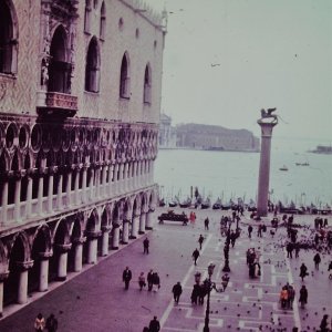 Blick von San Marco auf die Piazzetta