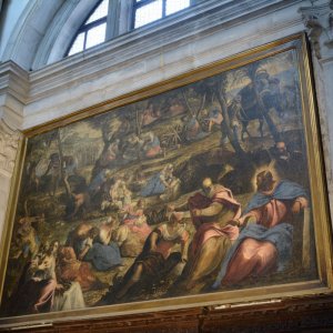 "Mannawunder" von Tintoretto