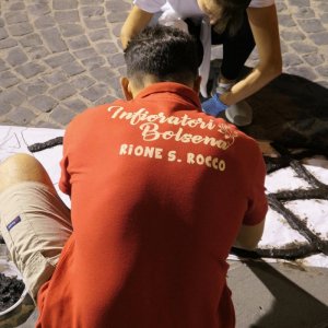 Bolsena - Vorbereitung der Inforiata