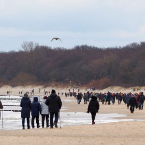 Am Strand von Kolberg