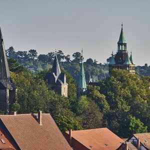 Quedlinburg Blick vom Schlossberg